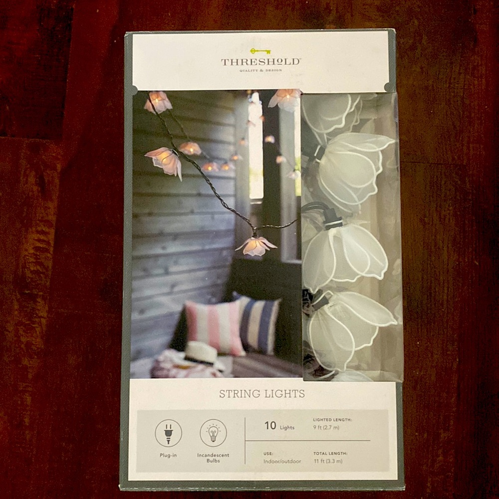 Flower string lights